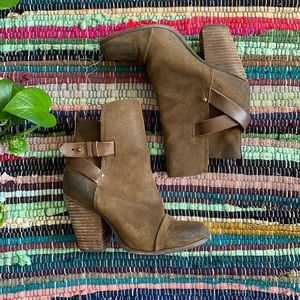 Rag & Bone Brown Distressed Suede Kinsey Booties